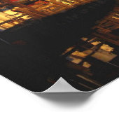 Sonnenuntergang auf dem Dock Poster (Ecke)