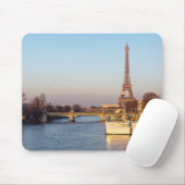 Sonnenuntergang auf dem Eiffelturm und Pont Rouell Mousepad (Mit Mouse)