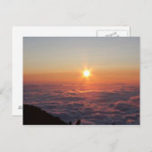 Sonnenuntergang auf dem Fuji Postkarte (Vorne/Hinten)