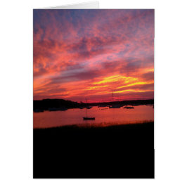 Sonnenuntergang auf dem Hafen