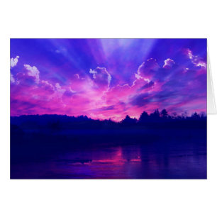 Sonnenuntergang auf dem Horizont