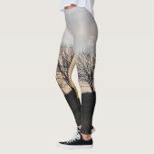 Sonnenuntergang auf dem Hügel - Leggings für Fraue (Links)