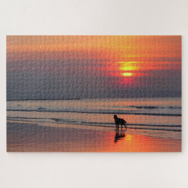 Sonnenuntergang auf dem irischen Meer - 20x30 - Puzzle