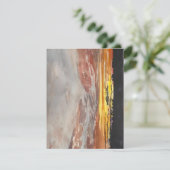 Sonnenuntergang auf dem Marshallwasser Feiertagskarte (Stehend Vorderseite)