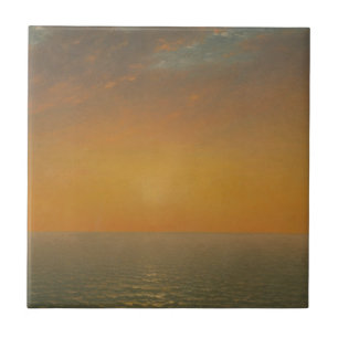 Sonnenuntergang auf dem Meer Fliese