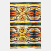 Sonnenuntergang auf dem Meer Geschirrtuch (Vertikal)