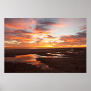 Sonnenuntergang auf dem Meer von Cortez Poster