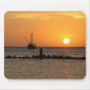 Sonnenuntergang auf dem Ozean Mousepad