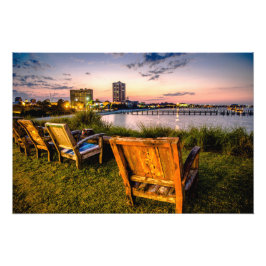 Sonnenuntergang auf dem Pensacola Beach Foto