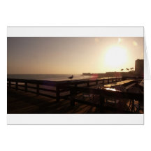 Sonnenuntergang auf dem Pier