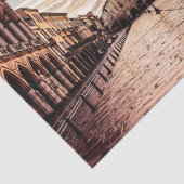 Sonnenuntergang auf dem Platz Padova in Italien Seidenpapier (Ausschnitt)