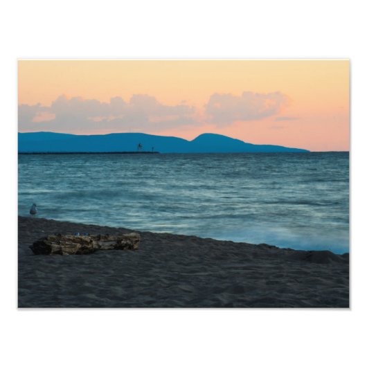 Sonnenuntergang auf dem Porcupine-Gebirge, Michiga Fotodruck (Vorne)