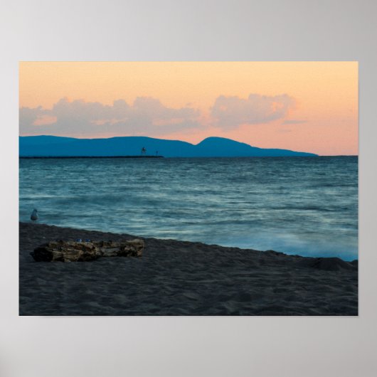 Sonnenuntergang auf dem Porcupine-Gebirge, Michiga Poster (Vorne)