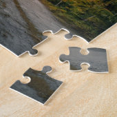 Sonnenuntergang auf dem Sandstrand Puzzle (Seite)