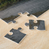 Sonnenuntergang auf dem Sandstrand Puzzle (Seite)