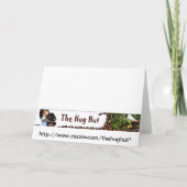 Sonnenuntergang auf dem See, alles Gute zum Karte (Rückseite)