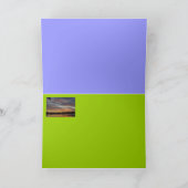 Sonnenuntergang auf dem See Karte (Innenseite)