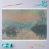 Sonnenuntergang auf dem Seinentasche Seidenpapier (Basteln)