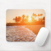Sonnenuntergang auf dem Strand mit Mousepad (Mit Mouse)