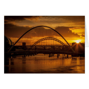 Sonnenuntergang auf dem Tyne