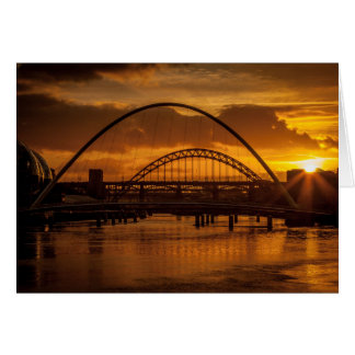 Sonnenuntergang auf dem Tyne