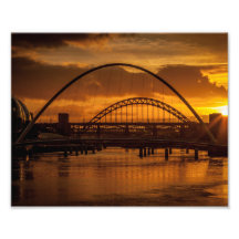 Sonnenuntergang auf dem Tyne