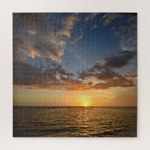 Sonnenuntergang auf dem Wasser - 20x20 - 676 pc Puzzle