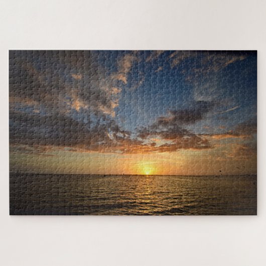 Sonnenuntergang auf dem Wasser - 20x30 - 1014 Stk. Puzzle (Horizontal)