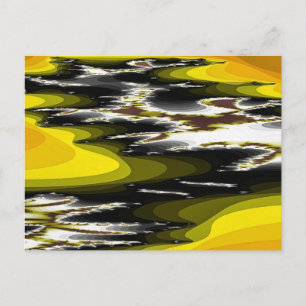 SONNENUNTERGANG AUF DEM WASSER POSTKARTE