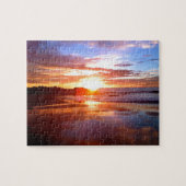 Sonnenuntergang auf den Felsen Puzzle (Horizontal)
