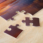 Sonnenuntergang auf den Felsen Puzzle (Seite)