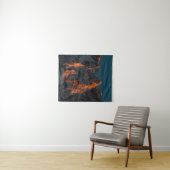 Sonnenuntergang auf den majestätischen Bergen Wandteppich (Beispiel (Horizontal))