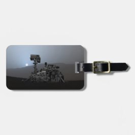 Sonnenuntergang auf den Mars Neugier Rover Gepäckanhänger