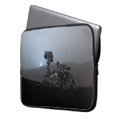 Sonnenuntergang auf den Mars Neugier Rover Laptopschutzhülle (Vorderseite Links)