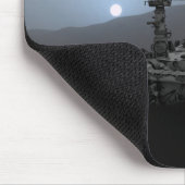 Sonnenuntergang auf den Mars Neugier Rover Mousepad (Ecke)