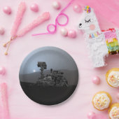 Sonnenuntergang auf den Mars Neugier Rover Pappteller (Party)