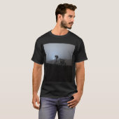 Sonnenuntergang auf den Mars Neugier Rover T-Shirt (Vorne ganz)