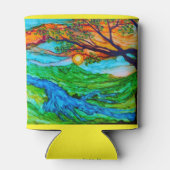 Sonnenuntergang auf den Pedernales Can Cooler Dosenkühler (Rückseite)