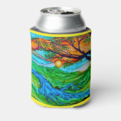 Sonnenuntergang auf den Pedernales Can Cooler Dosenkühler (Kanne Rückseite)