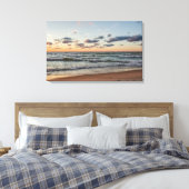 Sonnenuntergang auf den Wellen des Lake Michigan Leinwanddruck (Insitu (Schlafzimmer))