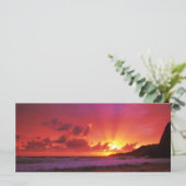 Sonnenuntergang auf der Insel (Stehend Vorderseite)