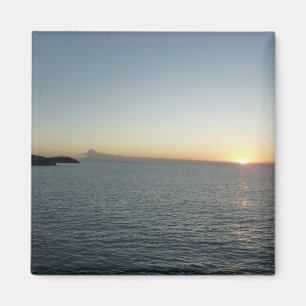 Sonnenuntergang auf der Insel Antigua II Seascape Magnet