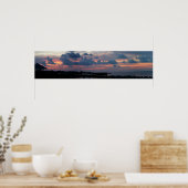 Sonnenuntergang auf der Insel Dauphin Poster (Küche)