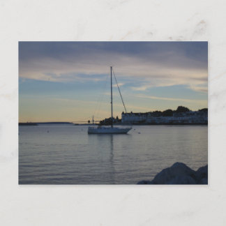 Sonnenuntergang auf der Insel Mackinaw Postkarte