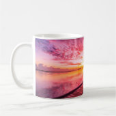 Sonnenuntergang auf der Insel Malediven | Water Vi Kaffeetasse (Links)