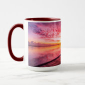 Sonnenuntergang auf der Insel Malediven | Water Vi Tasse (Links)