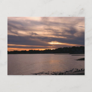 Sonnenuntergang auf der Insel Sherwood Postkarte