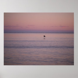 Sonnenuntergang auf der Insel Sullivan Poster