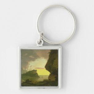 Sonnenuntergang auf der Küste nahe Neapel, Schlüsselanhänger