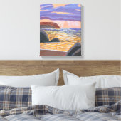 Sonnenuntergang auf der Leinwand (Insitu (Schlafzimmer))